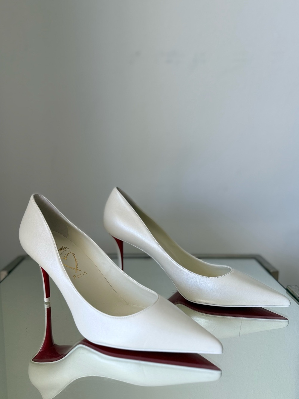 Christian Louboutin Miss Z 80 leather pumps $1,045 40.5 - Picture 9 of 14
